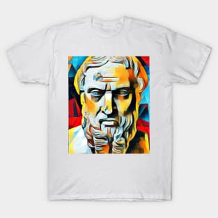 Herodotus Abstract Portrait | Herodotus Artwork 2 T-Shirt